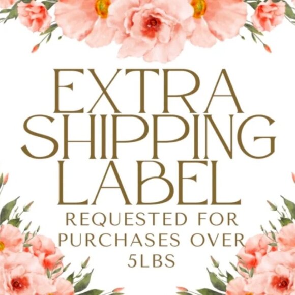 Unspecified Other - Extra Shipping Label for Bundles Over 5lbs
